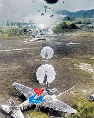 WW2 Colorized Nakajima Ki-43 II Otsu Hayabusa (Oscar) 248 Sentai in PNG 1944
