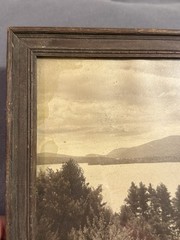 Antique Landscape Photography Mount & Lake Sunapee New Hampshire