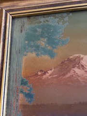 Norman Edson Goldtone Orotone, Mt. Rainier “Sun’s Last Glow” 5 x 7