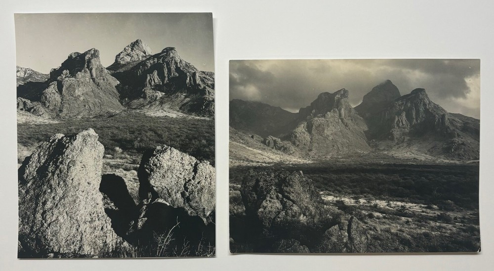 2 Original RAY MANLEY Western Ways ‘BABOQUIVARI PEAK’ Arizona Mountain PHOTOS