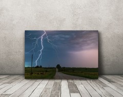 Lightning photography print nature wall art picture country landscape photo