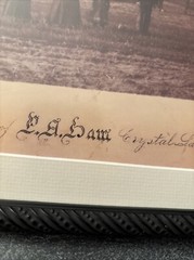 Vintage Farm Portrait Surreal Strange Bizarre BW Photograph Crystal Lake, WI #K