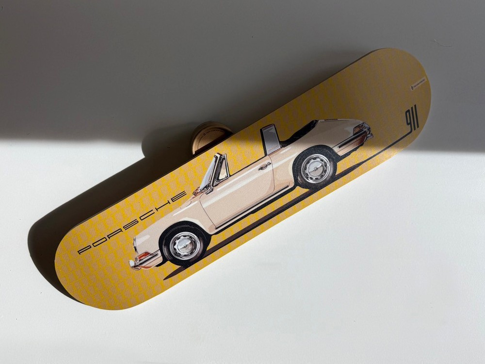 PORSCHE 911 Soft Window Targa SKATEBOARD WALL ART