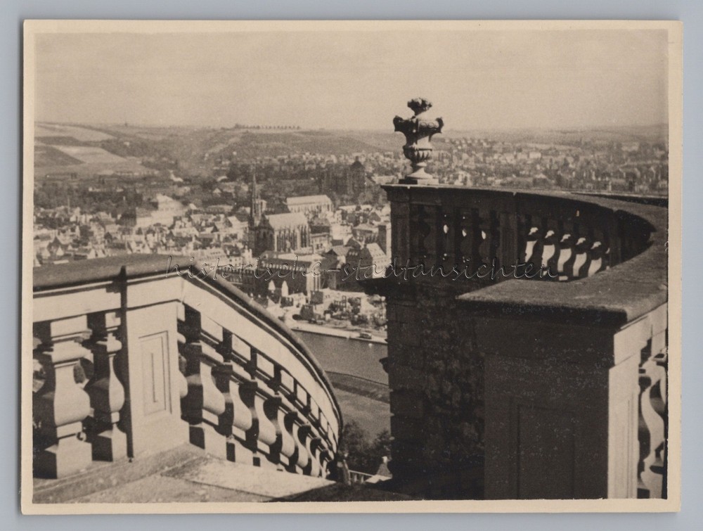 Würzburg 1949 – War Damage Ruins Postwar – Old Photo 1940s