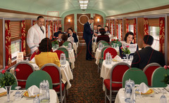 Photo Art Print of the Dining Room on the Chicago and North Western Railway 400