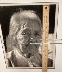 Vtg Apache Native American Elder Women Portraits Camp Verde Arizona 16×20 Blk&Wh