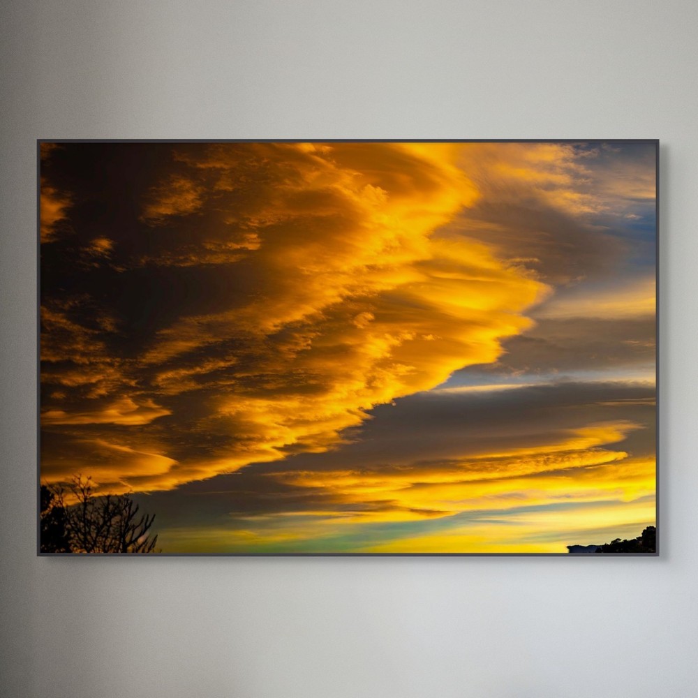 13×19 Fine Art Photography Print – Golden Sky – Archival Photo Paper