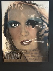 Judith Golden Plays It Hot 1977 Artist Proof AP Signed Photo Mixed Media 70s