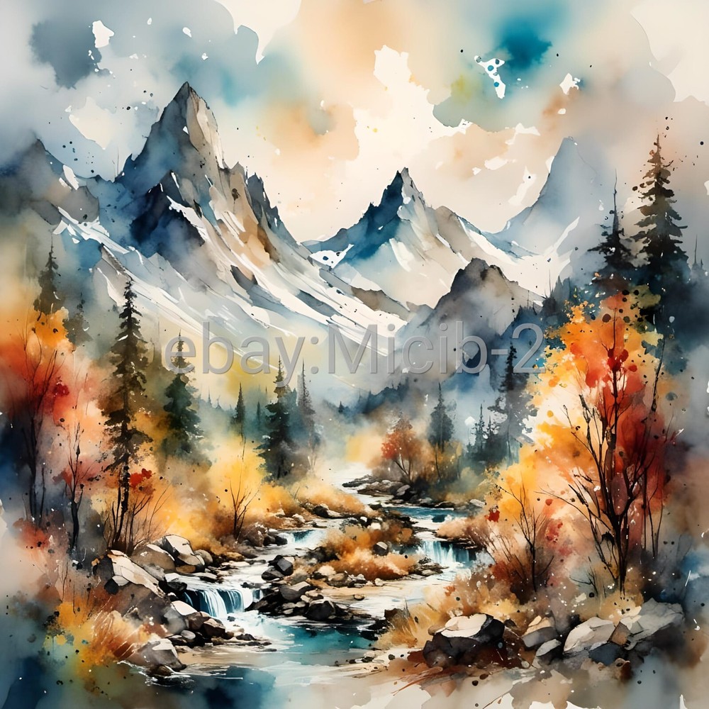 Digital Image Picture Wallpaper Background Desktop Art AI watercolor nature