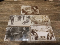 5 Antique Photo Montages 1900s Double Exposure Cabinet of Curiosities