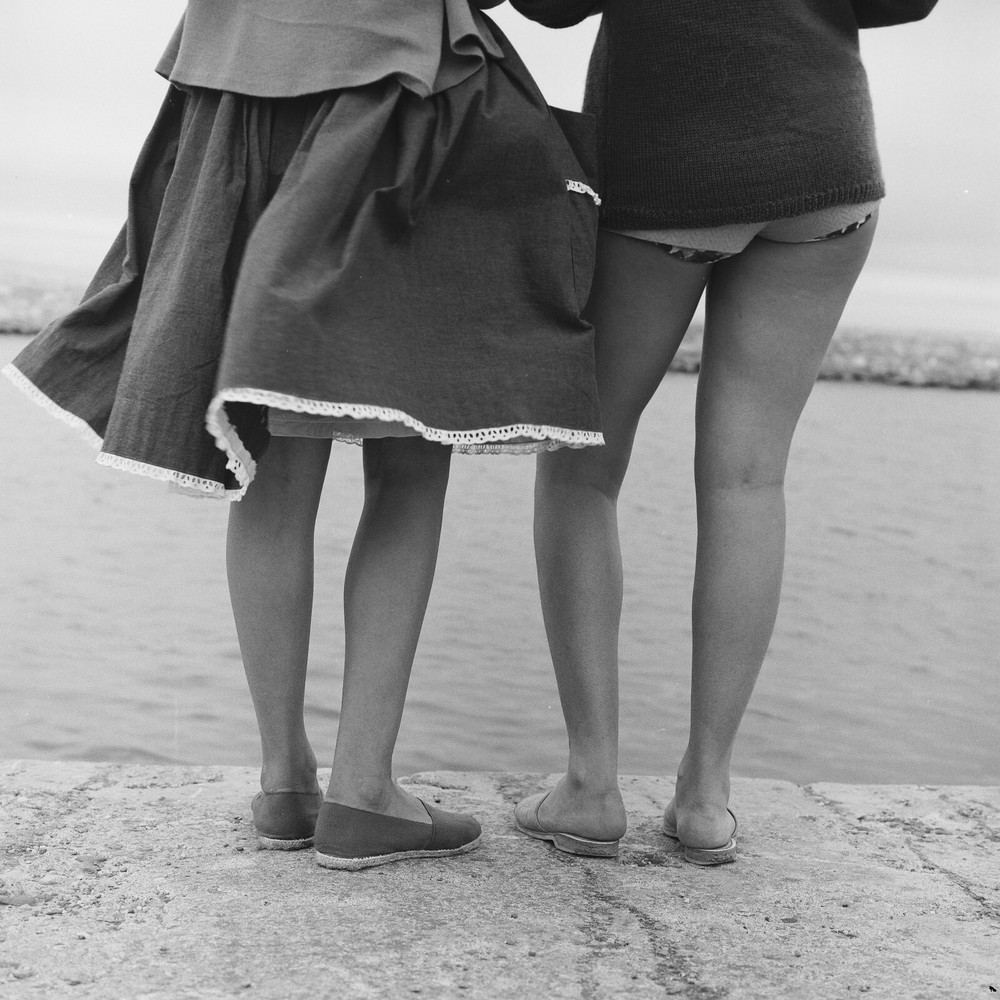 1960 Beach Legs Film Paper Photo Size 40x40cm