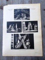 Vintage Collotype Photo 1920’s Modernist Stage Design Leon Schiller Scenography