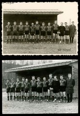 2x Football Team Circa 1960 – Sports – Photo 10x7cm