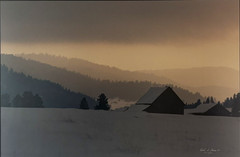 Carl R Sams II – Limited Edition – Signed – Winter Barn Mountain Photo 55/350