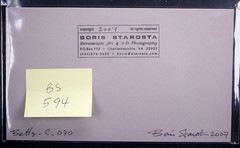 Boris Starosta 3D Stereoview – Betty C 070 – nude model signed 2007