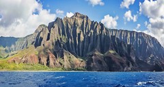 Napali Coast 13X25 hawaii Kauai sea ocean landscape nature Ansel Adams style