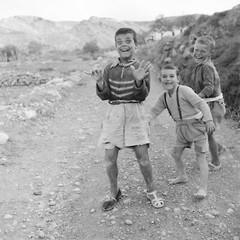 Baryte Print Photo Spain Child 1960 Format 40x40cm