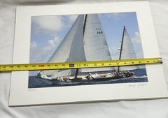 Harry Kramer Signed Ltd Ed Yacht Photo Numbered Sailboat Maritime Print 16×20