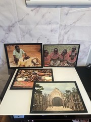 VINTAGE 90s AFRICA CARDBOARD STOCK PHOTOGRAPHS LIFESTYLE PHOTOGRAPHY