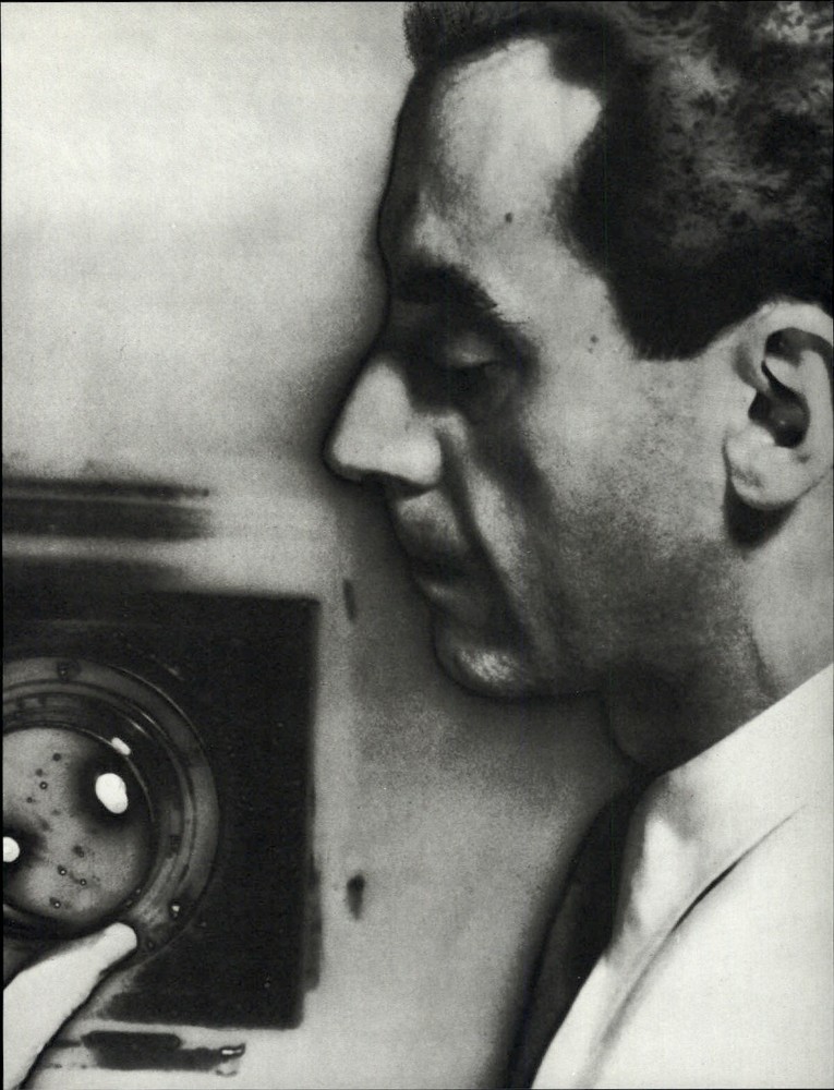 1975 Man Ray Solarized Self Portrait Art Photo Gravure