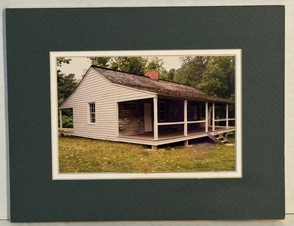 Old Country Farmhouse Porch Rural Photograph Print Matted Small Rustic Wall Art