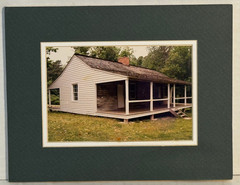 Old Country Farmhouse Porch Rural Photograph Print Matted Small Rustic Wall Art