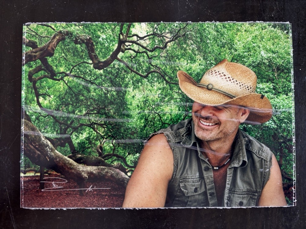 Peter Lik Original Portrait Tree Of Hope 11” X 7.5” Brand New. Top Plastic Film