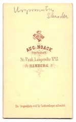 Photograph Aug. Noack, Hamburg-St. Pauli, long row 13, boy with short hair,