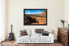 Devils Bridge Photography Print: Sedona Arizona Desert Southwest Landscape Photo