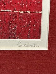 Carol Weeks ‘American Door’ Home Original Signed Art Photograph #’d 65/150 RARE!