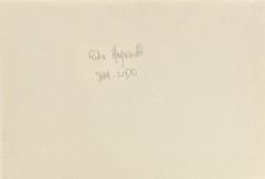 Serge Lido – Rita Hayworth – Silver gelatin print