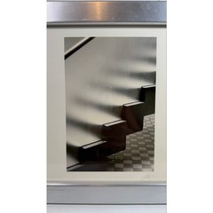 Jim Laser Signed Framed Photo A812 Stairs, Axis Building, Roppongi, Tokyo 12”
