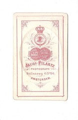 Jacques Pilartz CDV Photo Man Portrait – Amsterdam 1870s