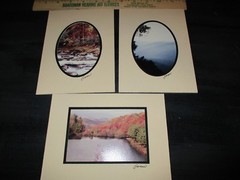 Lot of Vintage 3 – 5″ x 7″ Photographs by Barry Gamow Signed and Matted