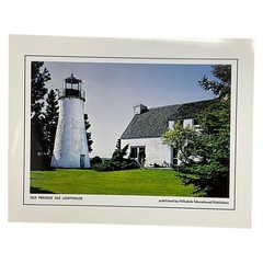 Old Presque Isle Lighthouse Print Hillsdale Publishers Michigan