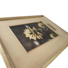 Floral Photograph Wall Art Framed Original Signed Engraved Plaque