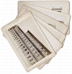 Munich magnificent buildings, bundle of 6. Original Cabinet Photos, Circa 1880