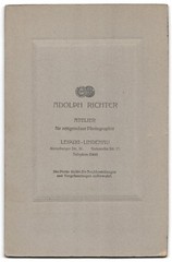 Photograph Adolph Richter, Leipzig-Lindenau, Merseburger Straße 61, Elegant J