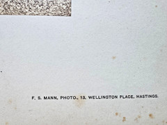 F.S. Mann Hastings Queen’s Hotel Circa 1870 Album Photograph England Victorian