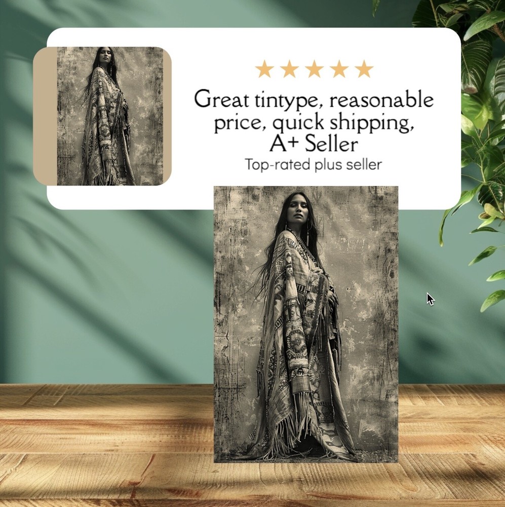Native American Tintype Limited Edition Museum Series C00100RP