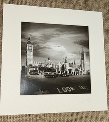 Signed JUREK NEMS 7.5” Original Photograph BIG BEN PARLIAMENT SQ Look Left 10”