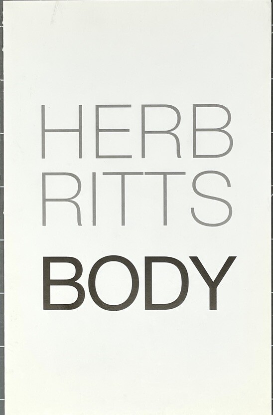 Herb Ritts (1952-2002) Art Show Announcement Card 2005 – Body – Staley Wise NYC