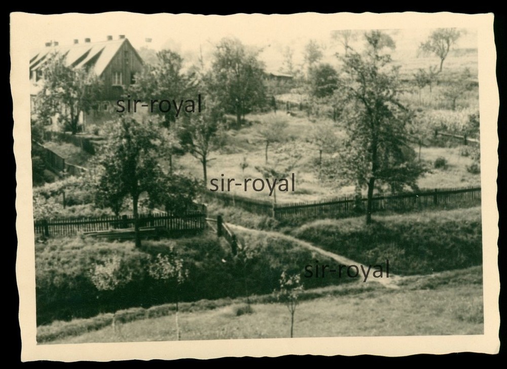 Türmitz – House and Landscape – Bohemia – Trmice Czech Republic – Photo 10x7cm