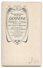 Photography studio Germania, Chemnitz, Zwickauerstrasse 2 p, portrait bourgeois