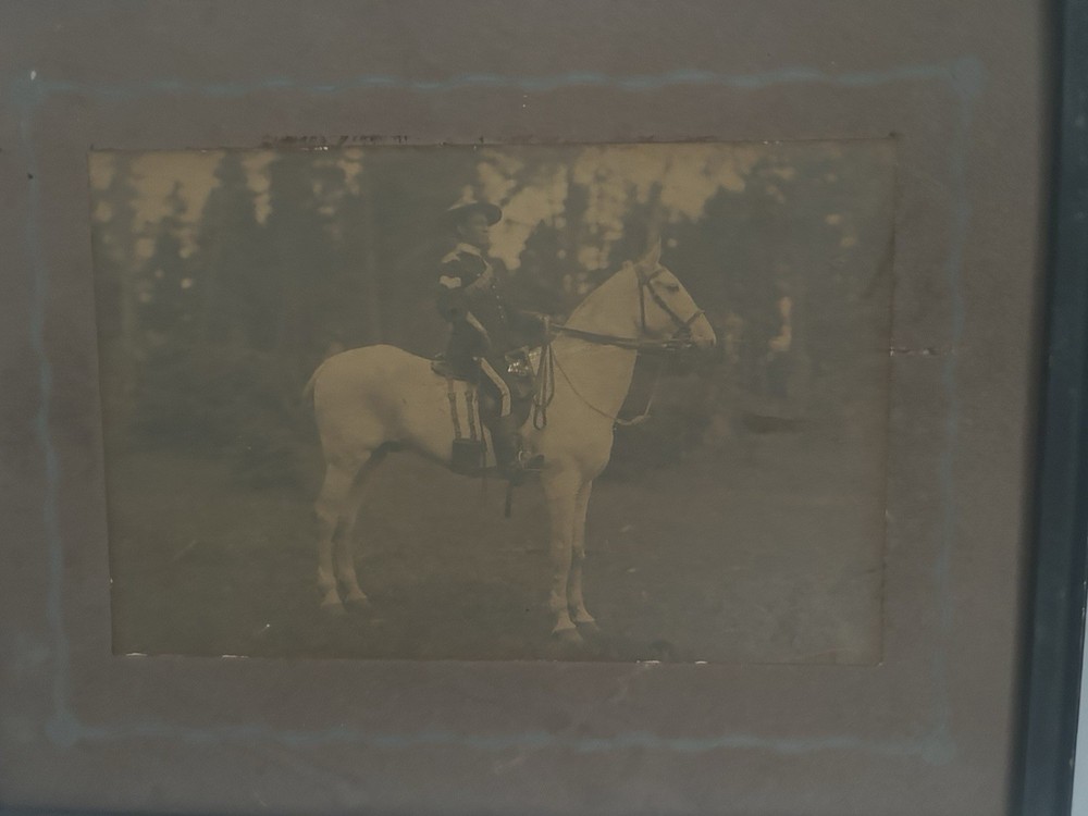 Civil War Era Mounted Solider Photo