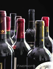 WINE ART ~ Signed Original 13×19 NAPA VALLEY California Cabernet By K. W. WRIGHT