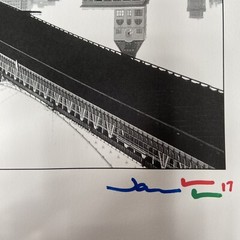 Jason Dorley-Brown NYC Brooklyn Bridge & Other Attractions Art Print Signed 2017