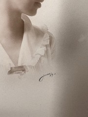 Photo Original Print Signed 1920 1930 Woman Portrait Photography H Albert Jones