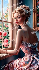 Digital Art Picture Image Photo Wallpaper Background Desktop AI – Romantic Woman