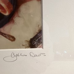 Cynthia Davis “Freshe Java” Signed Hand-Altered Polaroid Photo 48/250 Framed